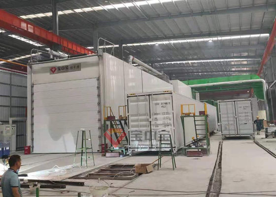 Linea di pittura della cabina di spruzzo del container per il contenitore standard