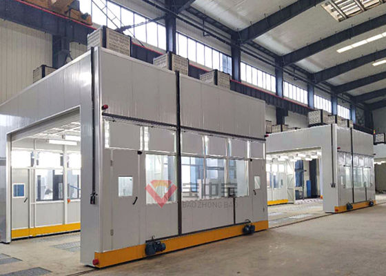 qualità Cabina di spruzzo portatile con la stanza di verniciatura di intero movimento della stanza della ferrovia fabbrica