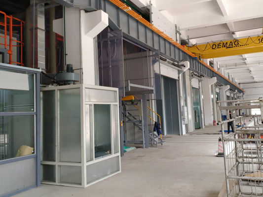 qualità BZB 90min ha messo la linea di produzione di verniciatura con il ciclo di verniciatura della cortina d'acqua fabbrica