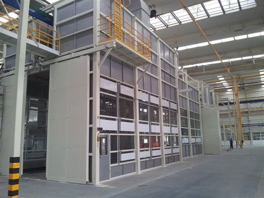 qualità Forte substrato superiore 2.5m Min Painting Production Line del ferro del fan fabbrica