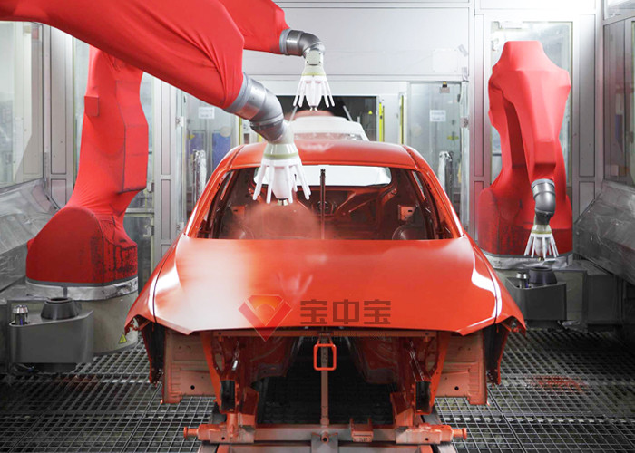 Linea automatica linea automatica attrezzatura di vernice di carrozzeria del robot della pittura per la produzione delle automobili di marca
